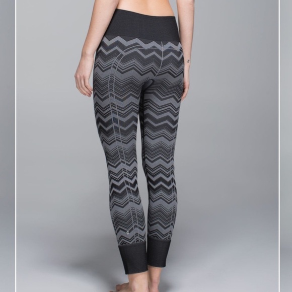 Lululemon Athletica Dynamic Black and Gray Leggings - Picture 3 of 8
